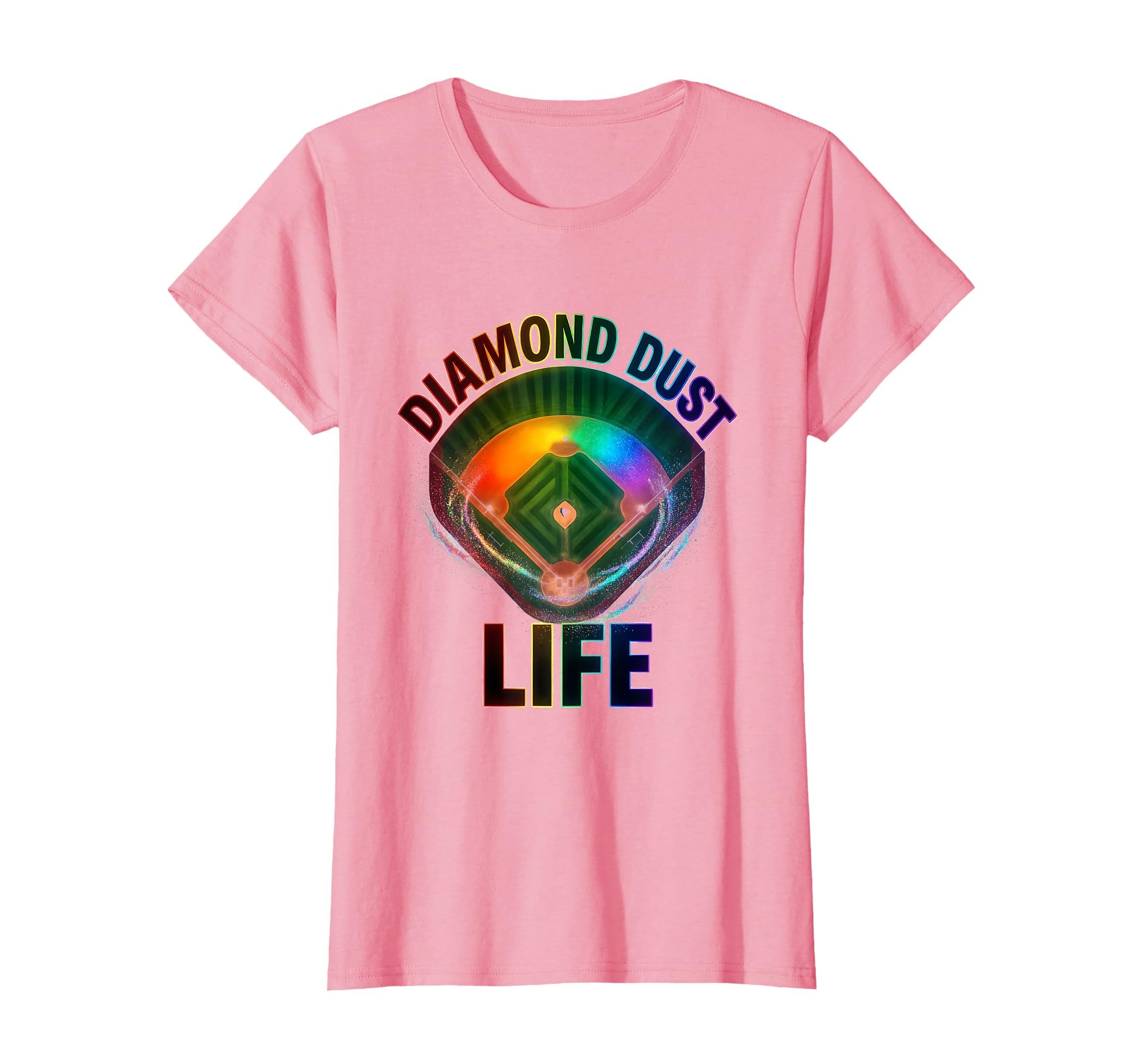 Diamond Dust Life Baseball Mom T-Shirt - Trendy Graphic for Adults - T-Shirt, Sweatshirt, Hoodie