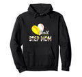 Step Mom Both Baseball Softball Mothers Hoodie - Unique Graphic for Adults - T-Shirt, Sweatshirt, Hoodie
