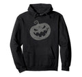 Scary Halloween Pumpkin Dark Hoodie - Custom Art Print for Adults - T-Shirt, Sweatshirt, Hoodie