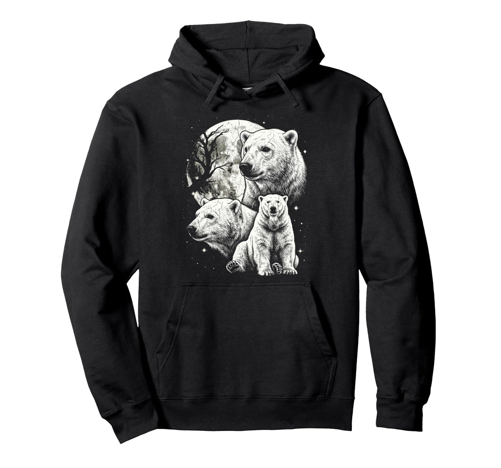Polar Bear 90S Aesthetic Y2K Polar Bear Hoodie - Streetwear Style Unisex - T-Shirt, Sweatshirt, Hoodie