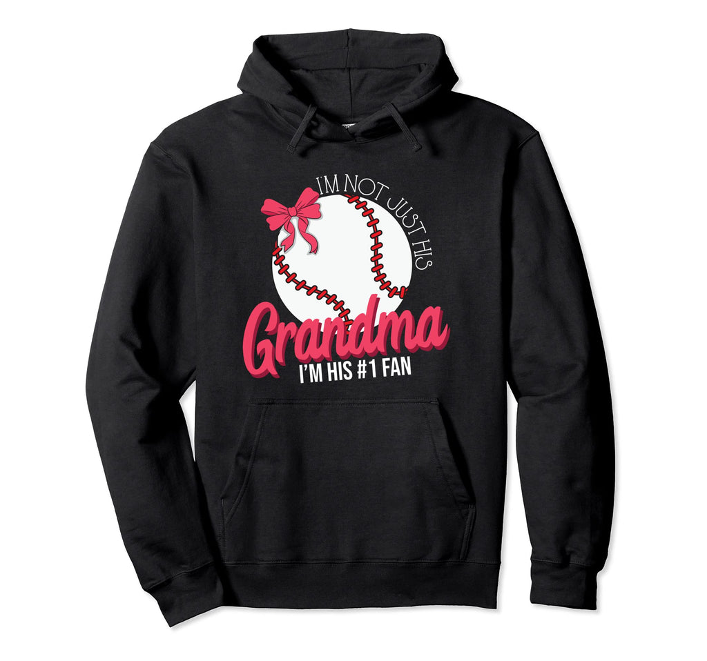 Grandma Number One Fan Family Baseball Hoodie - Minimalist Print Men Women - T-Shirt, Sweatshirt, Hoodie