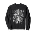 Skull Cat Skeleton Kitty Kitten Gothic Sweatshirt - Trendy Graphic Unisex - T-Shirt, Sweatshirt, Hoodie