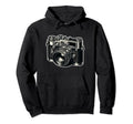Camera Photography Hoodie - Minimalist Print for Adults - T-Shirt, Sweatshirt, Hoodie