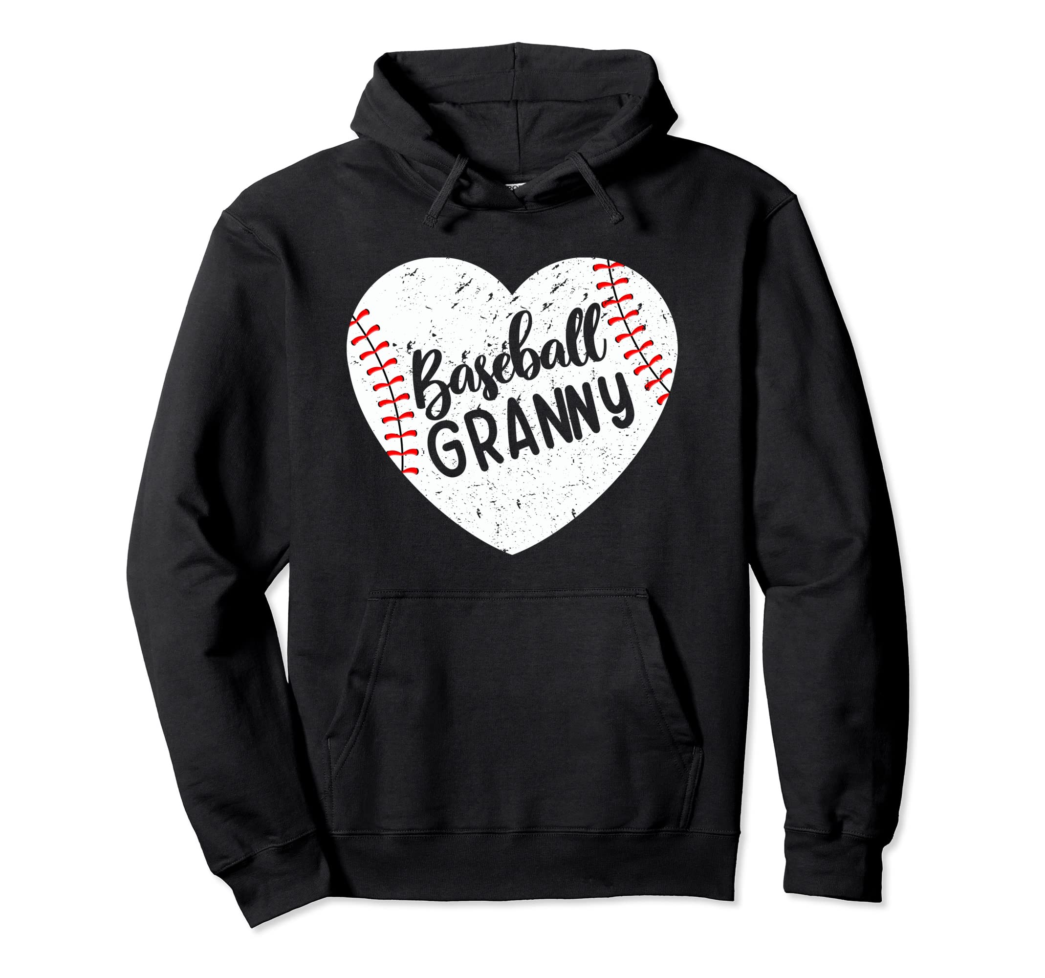 Baseball Granny Heart Baseball Grandma Hoodie - Custom Art Print Unisex - T-Shirt, Sweatshirt, Hoodie
