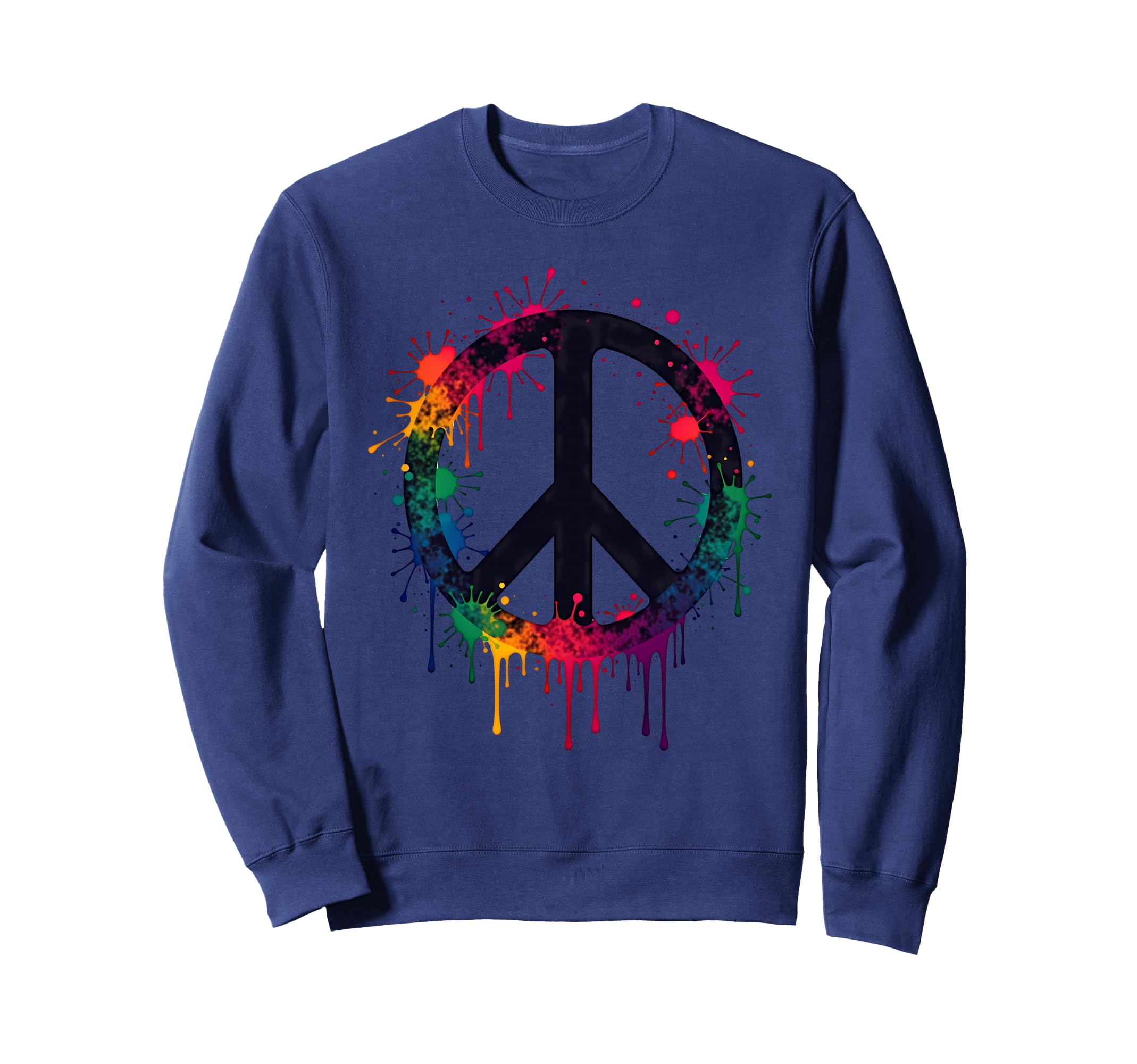 60S 70S Flower Power Groovy Love Sweatshirt - Aesthetic Graphic for Adults - T-Shirt, Sweatshirt, Hoodie