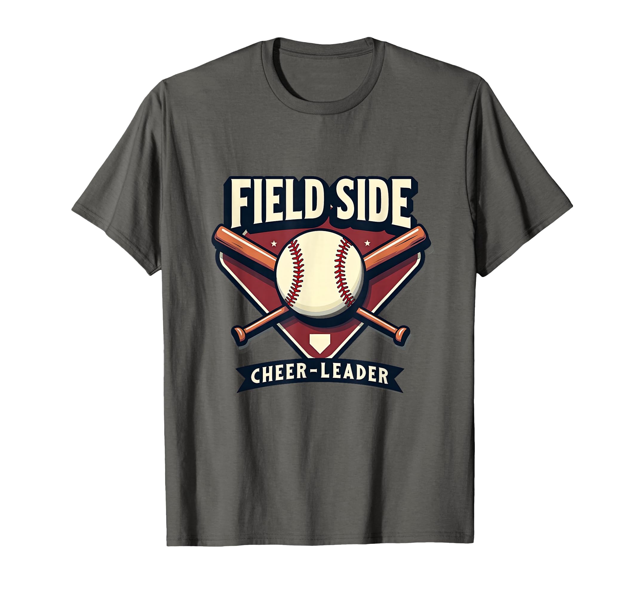 Field Side Cheerleader Baseball T-Shirt - Casual Everyday Wear for Adults - T-Shirt, Sweatshirt, Hoodie