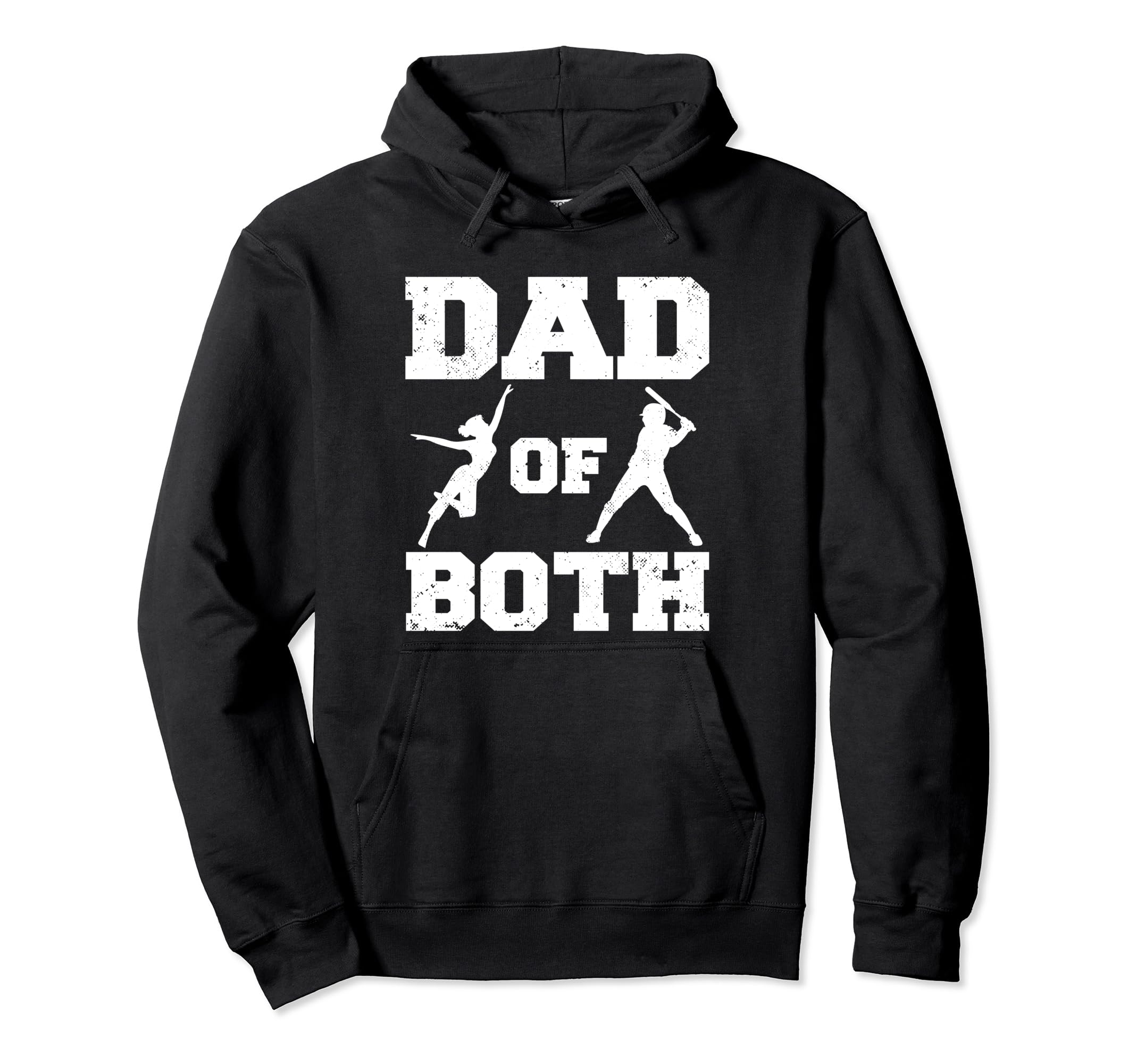 Dad Both Funny Dance Baseball Dad Hoodie - Minimalist Print Men Women - T-Shirt, Sweatshirt, Hoodie