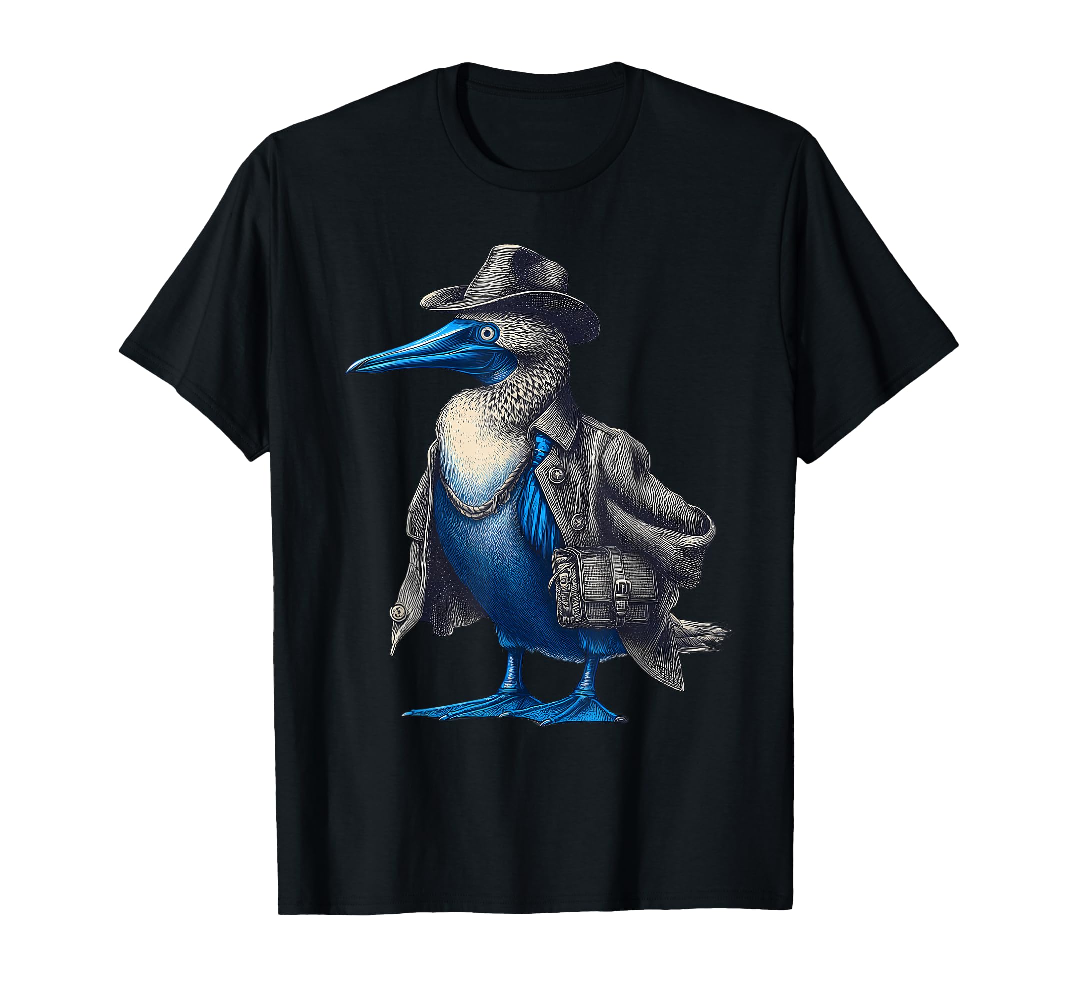 Blue Footed Booby Cowboy Cowgirl T-Shirt - Custom Art Print Men Women - T-Shirt, Sweatshirt, Hoodie
