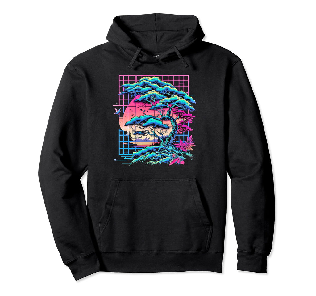 Japan Aesthetic Vaporwave Futurismus Hoodie - Novelty Apparel Unisex - T-Shirt, Sweatshirt, Hoodie