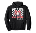 Just Who Loves Baseball Mom Mothers Hoodie - Casual Everyday Wear Unisex - T-Shirt, Sweatshirt, Hoodie