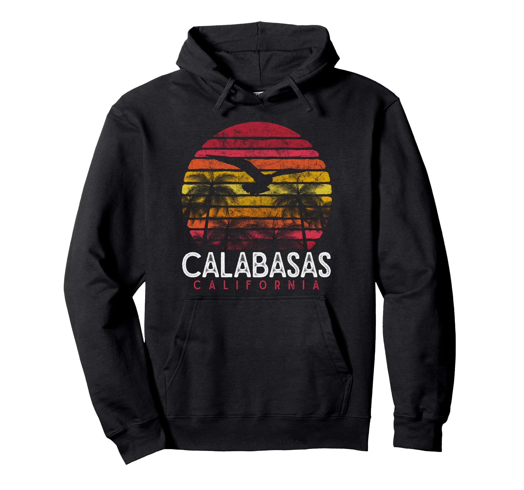 Calabasas California Ca Beach 90S 80S Sunset Hoodie - Unique Graphic Unisex - T-Shirt, Sweatshirt, Hoodie