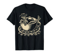 Cowboy Skeleton Coffee Western T-Shirt - Casual Everyday Wear Unisex - T-Shirt, Sweatshirt, Hoodie