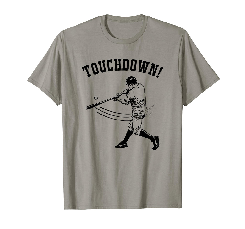 Touchdown Baseball Funny Football Gift T-Shirt - Trendy Graphic for Adults - T-Shirt, Sweatshirt, Hoodie