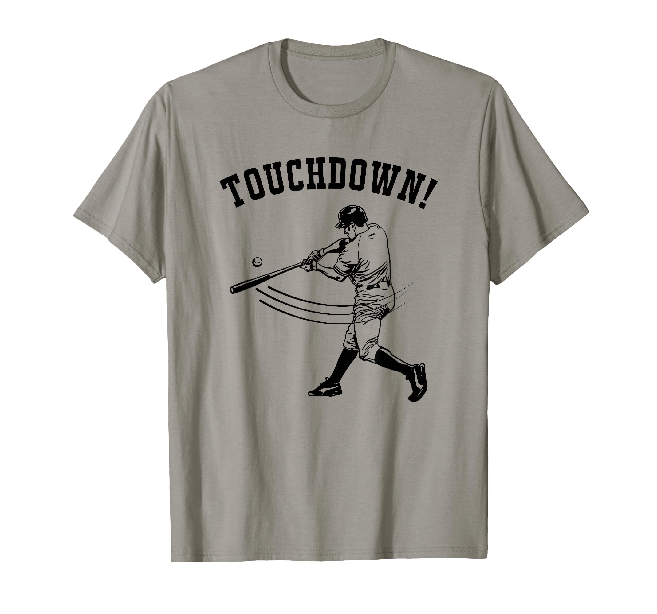 Touchdown Baseball Funny Football Gift T-Shirt - Trendy Graphic for Adults - T-Shirt, Sweatshirt, Hoodie