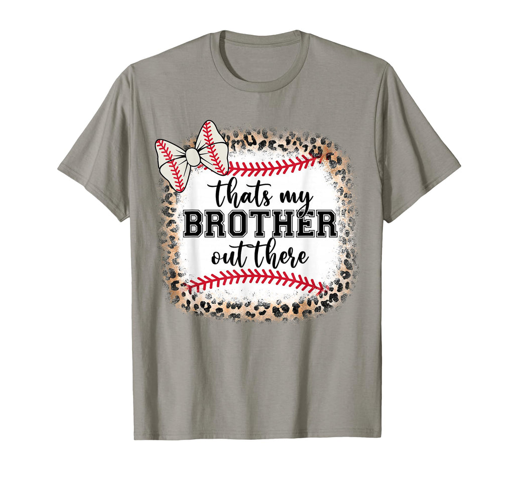 Baseball Sister Thats My Brother Out T-Shirt - Trendy Graphic for Adults - T-Shirt, Sweatshirt, Hoodie