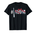 Number One Baseball Mom Mothers Day T-Shirt - Novelty Apparel Men Women - T-Shirt, Sweatshirt, Hoodie