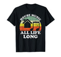 House Music All Life Long Sunset Dj Gift T-Shirt - Trendy Graphic Unisex - T-Shirt, Sweatshirt, Hoodie