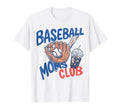 Baseball Moms Club Iced Coffee Glove T-Shirt - Custom Art Print Men Women - T-Shirt, Sweatshirt, Hoodie