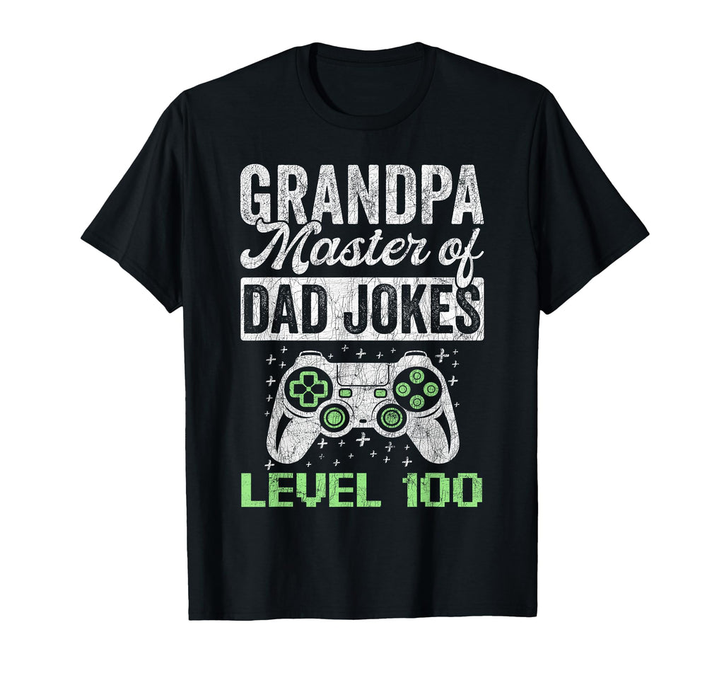 Fathers Day Gamer Grandpa Master Dad T-Shirt - Novelty Apparel Men Women - T-Shirt, Sweatshirt, Hoodie