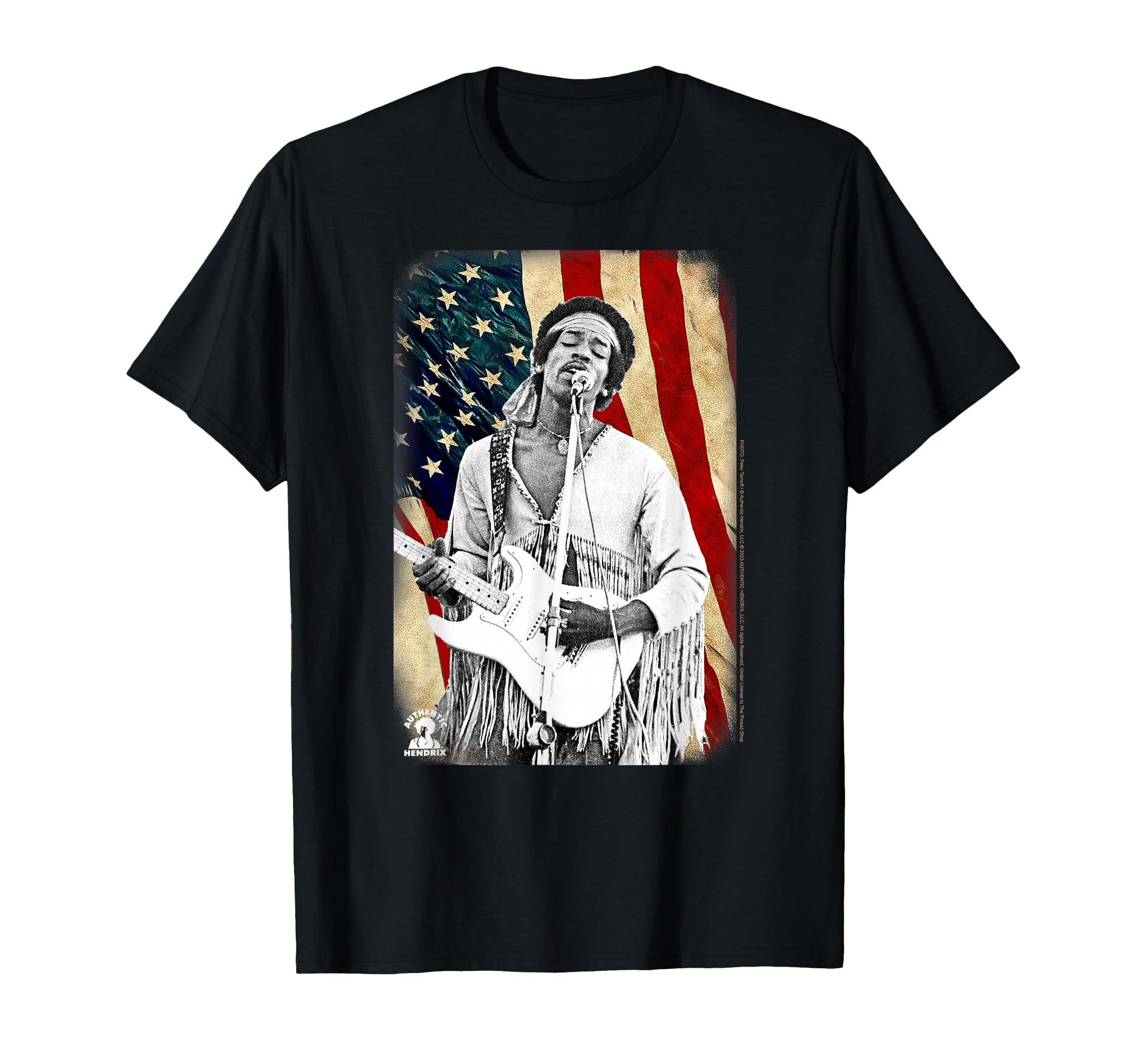 Jimi Hendrix Star Spangled Banner American T-Shirt - Unique Graphic Unisex - T-Shirt, Sweatshirt, Hoodie