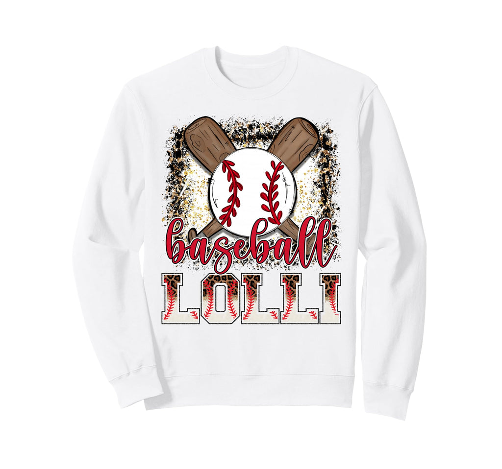 Baseball Lolli Leopard Proud Ball Sweatshirt - Minimalist Print Unisex - T-Shirt, Sweatshirt, Hoodie