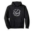 Baseball Coach Myth Legend Teacher Hoodie - Minimalist Print Men Women - T-Shirt, Sweatshirt, Hoodie