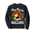 Busy Raising Ballers Funny Softball Sweatshirt - Novelty Apparel Unisex - T-Shirt, Sweatshirt, Hoodie