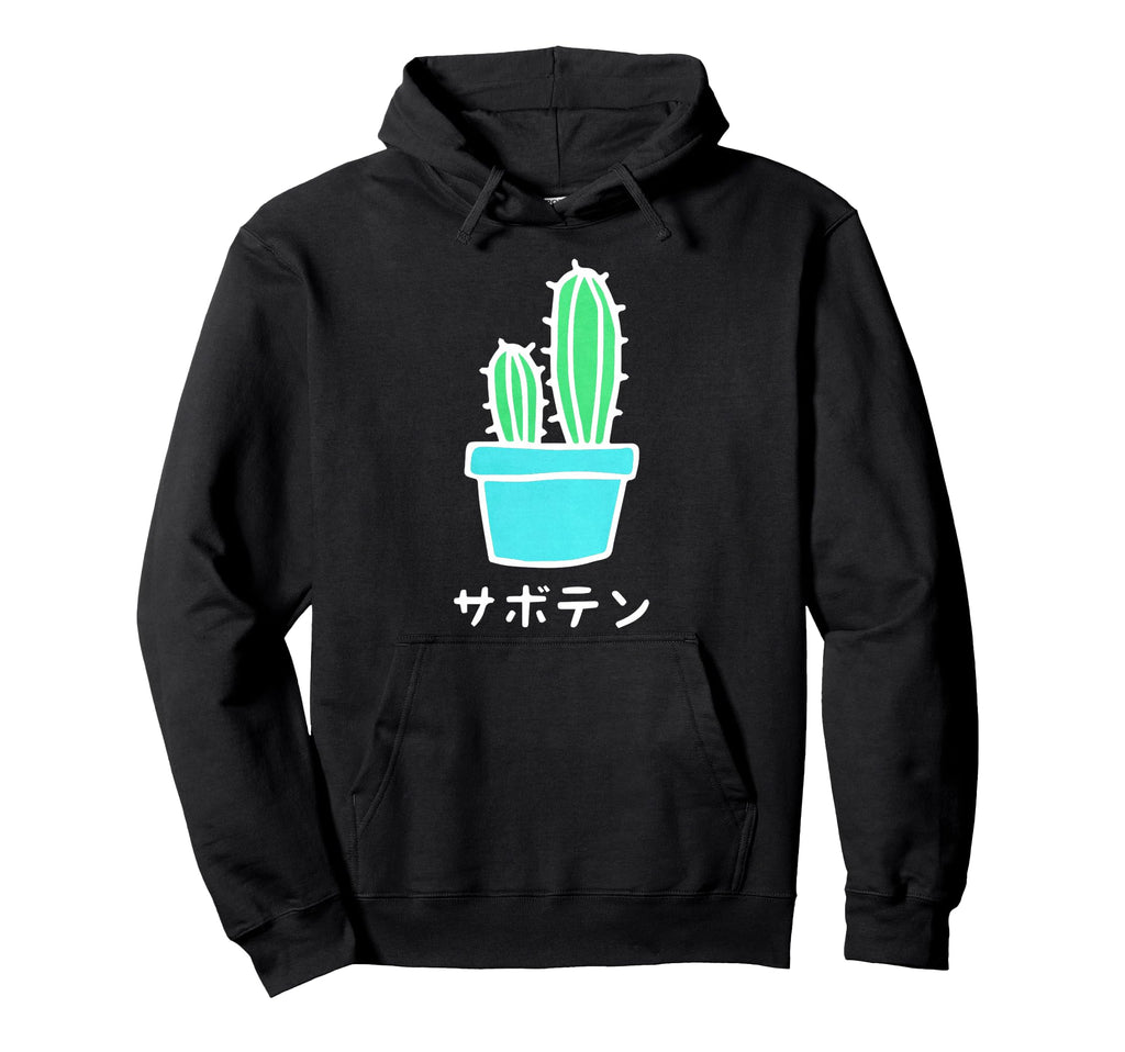 Japanese Art Harajuku Cactus Vaporwave Hoodie - Trendy Graphic Men Women - T-Shirt, Sweatshirt, Hoodie