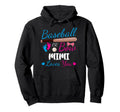 Baseball Or Bow Mimi Loves You Hoodie - Casual Everyday Wear for Adults - T-Shirt, Sweatshirt, Hoodie