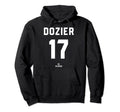 Hunter Dozier 17 Kansas City Mlbpa Baseball Hoodie - Trendy Graphic Unisex - T-Shirt, Sweatshirt, Hoodie
