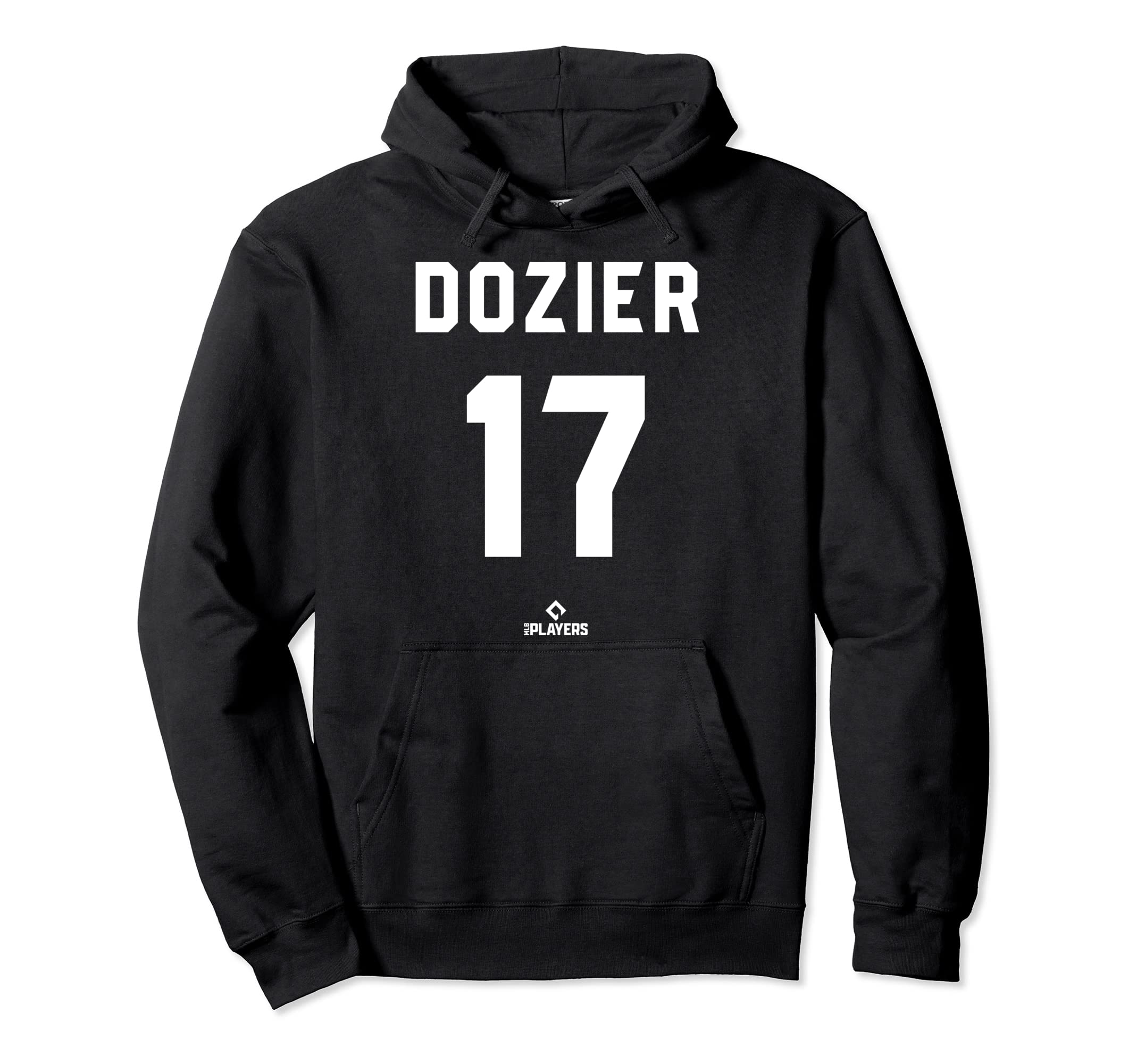 Hunter Dozier 17 Kansas City Mlbpa Baseball Hoodie - Trendy Graphic Unisex - T-Shirt, Sweatshirt, Hoodie