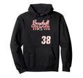 Baseball Mom Mothers Day 38 Baseball Player Hoodie - Unique Graphic Unisex - T-Shirt, Sweatshirt, Hoodie