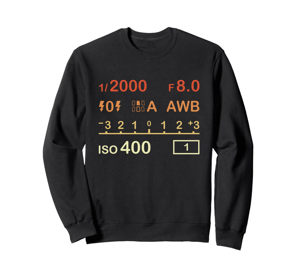 Camera Display Digital Camera Sweatshirt - Trendy Graphic for Adults - T-Shirt, Sweatshirt, Hoodie