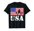 Distressed Powerlifting Usa American T-Shirt - Novelty Apparel Men Women - T-Shirt, Sweatshirt, Hoodie