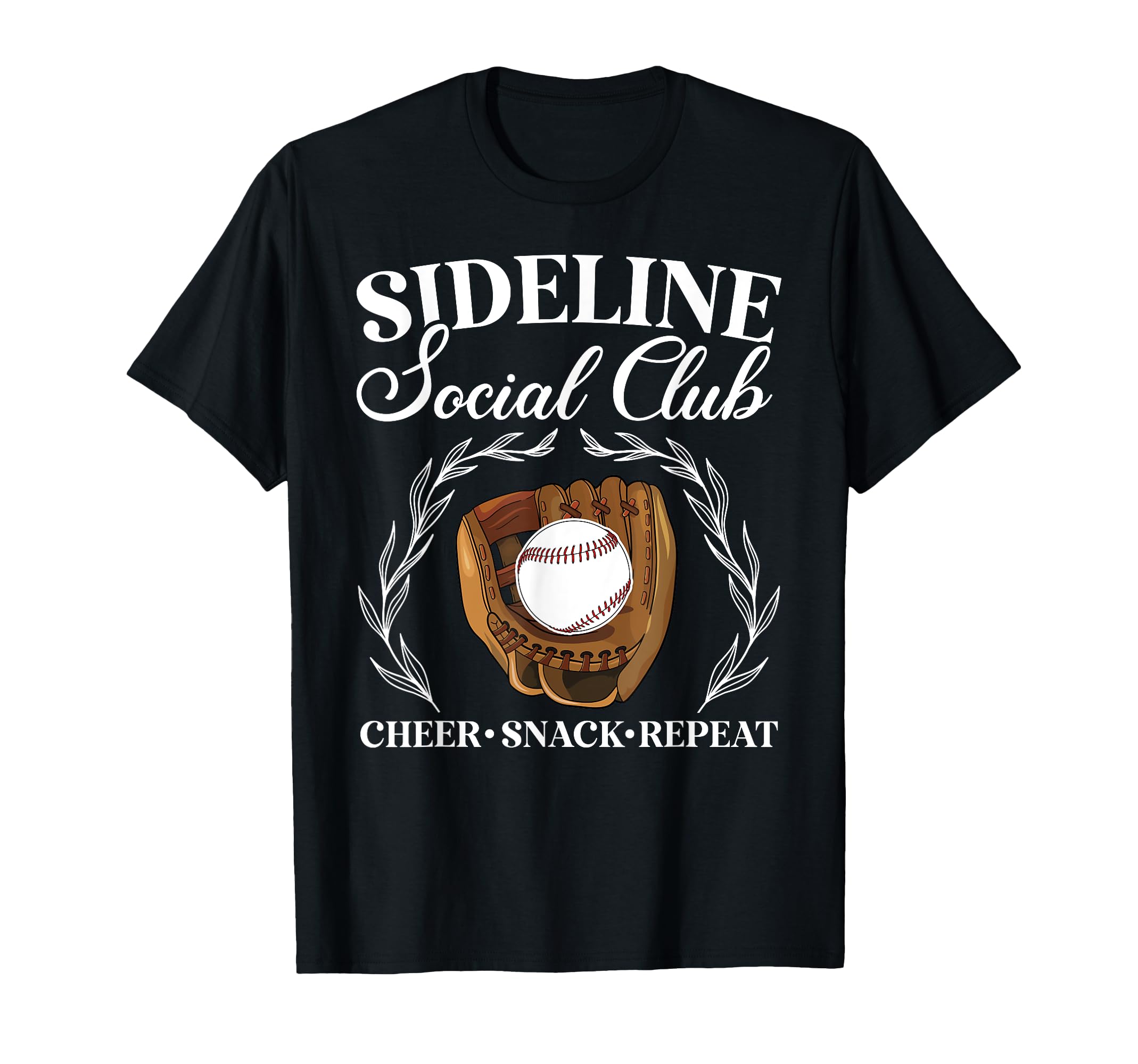 Sideline Social Club Baseball Mom T-Shirt - Aesthetic Graphic Men Women - T-Shirt, Sweatshirt, Hoodie