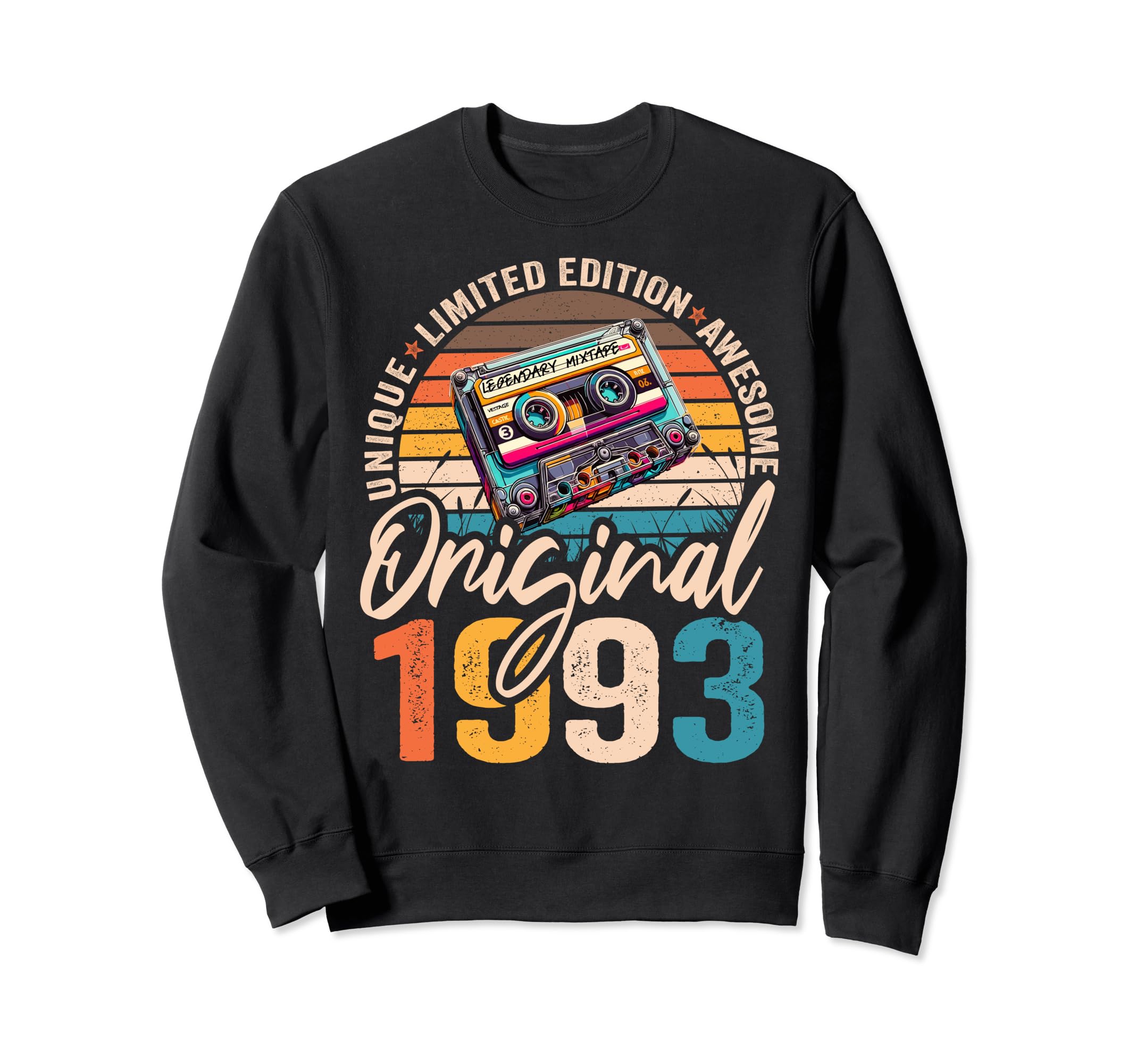 1993 31St Birthday Cassette Tape Sweatshirt - Novelty Apparel Men Women - T-Shirt, Sweatshirt, Hoodie