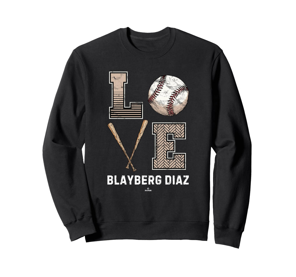 Baseball Love Blayberg Diaz Sweatshirt - Casual Everyday Wear Unisex - T-Shirt, Sweatshirt, Hoodie