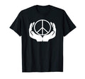 Hands Peace Cradled Love And Peace Symbol T-Shirt - Graphic Print Men Women - T-Shirt, Sweatshirt, Hoodie