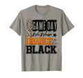 Gameday Football We Wear Orange And T-Shirt - Aesthetic Graphic for Adults - T-Shirt, Sweatshirt, Hoodie