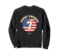 Dansby Swanson Flag Patriotic Sweatshirt - Fun Novelty Design Unisex - T-Shirt, Sweatshirt, Hoodie