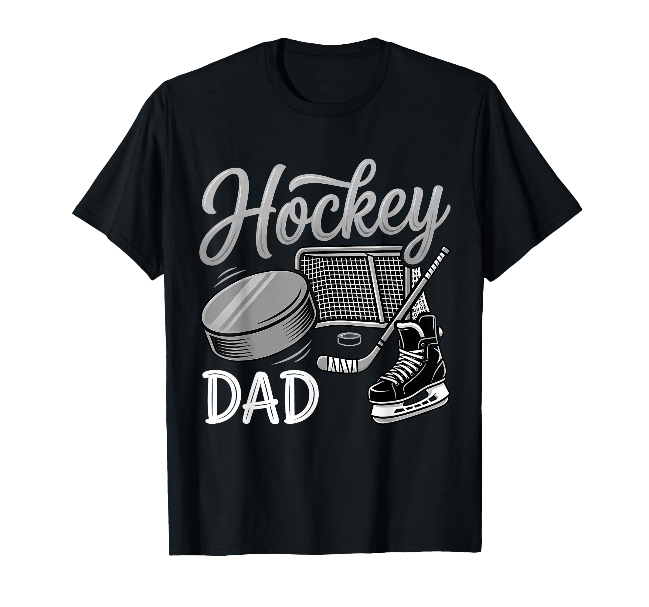 Hockey Dad Matching Family Sport T-Shirt - Aesthetic Graphic Men Women - T-Shirt, Sweatshirt, Hoodie