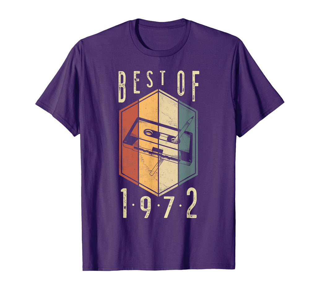 Best 1972 Gifts Cassette Tape T-Shirt - Novelty Apparel Unisex - T-Shirt, Sweatshirt, Hoodie