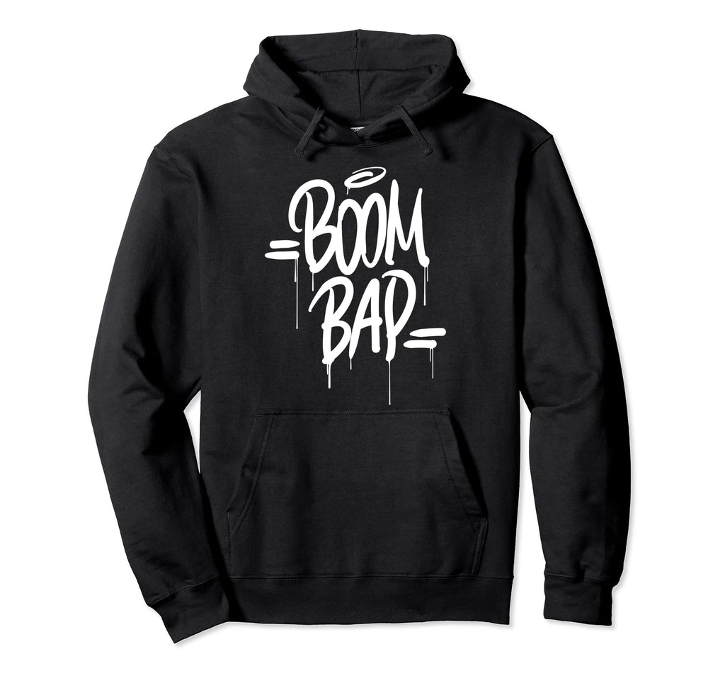 Boom Bap Old School Hip Hop Rap Hoodie - Novelty Apparel Unisex - T-Shirt, Sweatshirt, Hoodie
