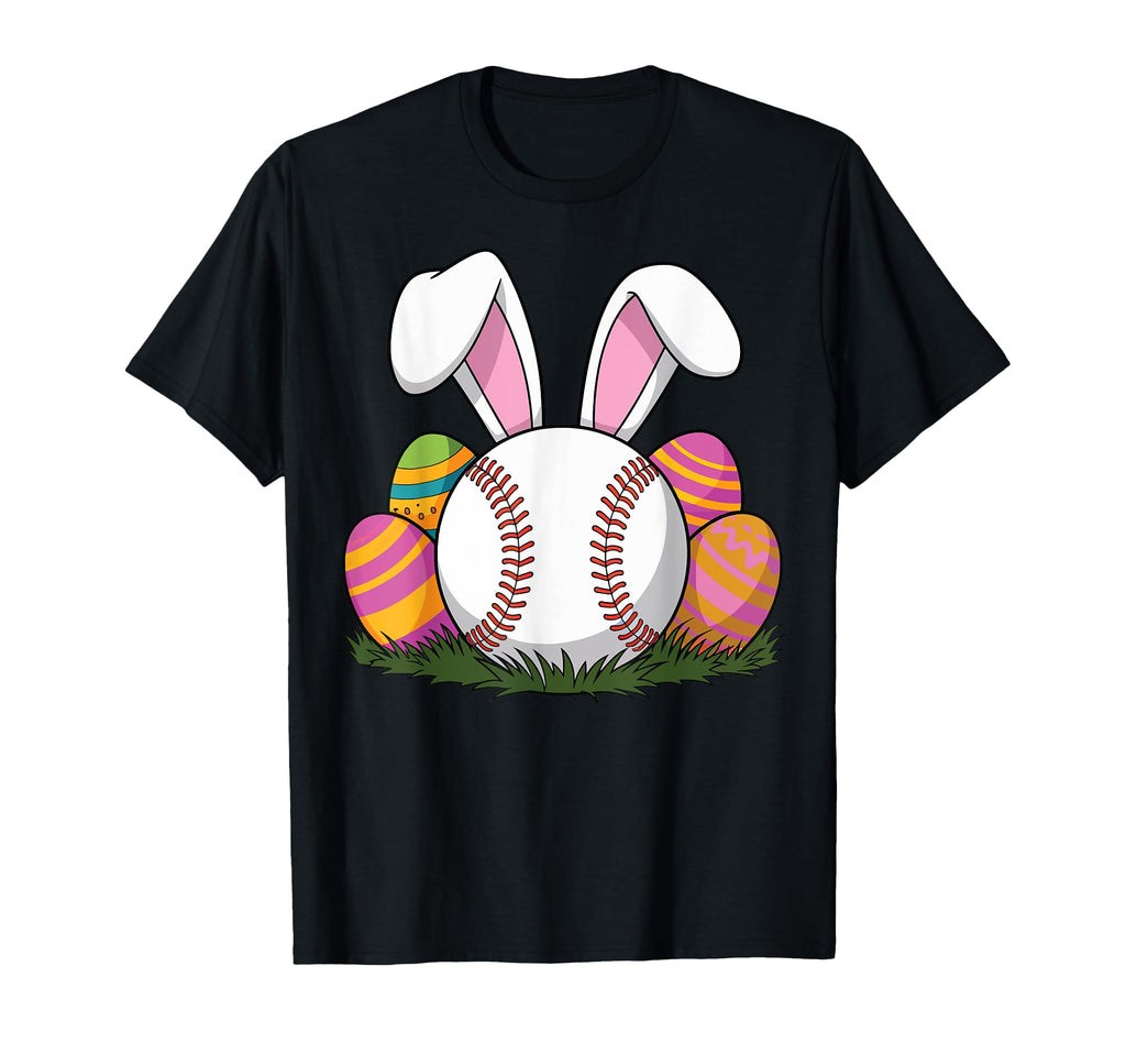 Baseball Player Easter Bunny Spring Hoodie - Unique Graphic Men Women - T-Shirt, Sweatshirt, Hoodie