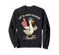 Off To Watch Basebal Silly Goose Sweatshirt - Aesthetic Graphic Unisex - T-Shirt, Sweatshirt, Hoodie