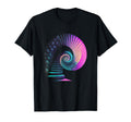 Fibonacci Vaporwave Aesthetics T-Shirt - Fun Novelty Design for Adults - T-Shirt, Sweatshirt, Hoodie