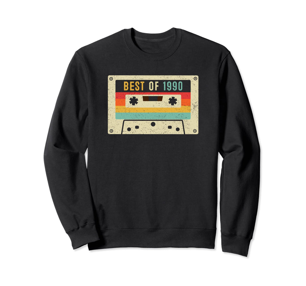 Best 1990 Cassette Tape 33Rd Birthday Sweatshirt - Unique Graphic Unisex - T-Shirt, Sweatshirt, Hoodie