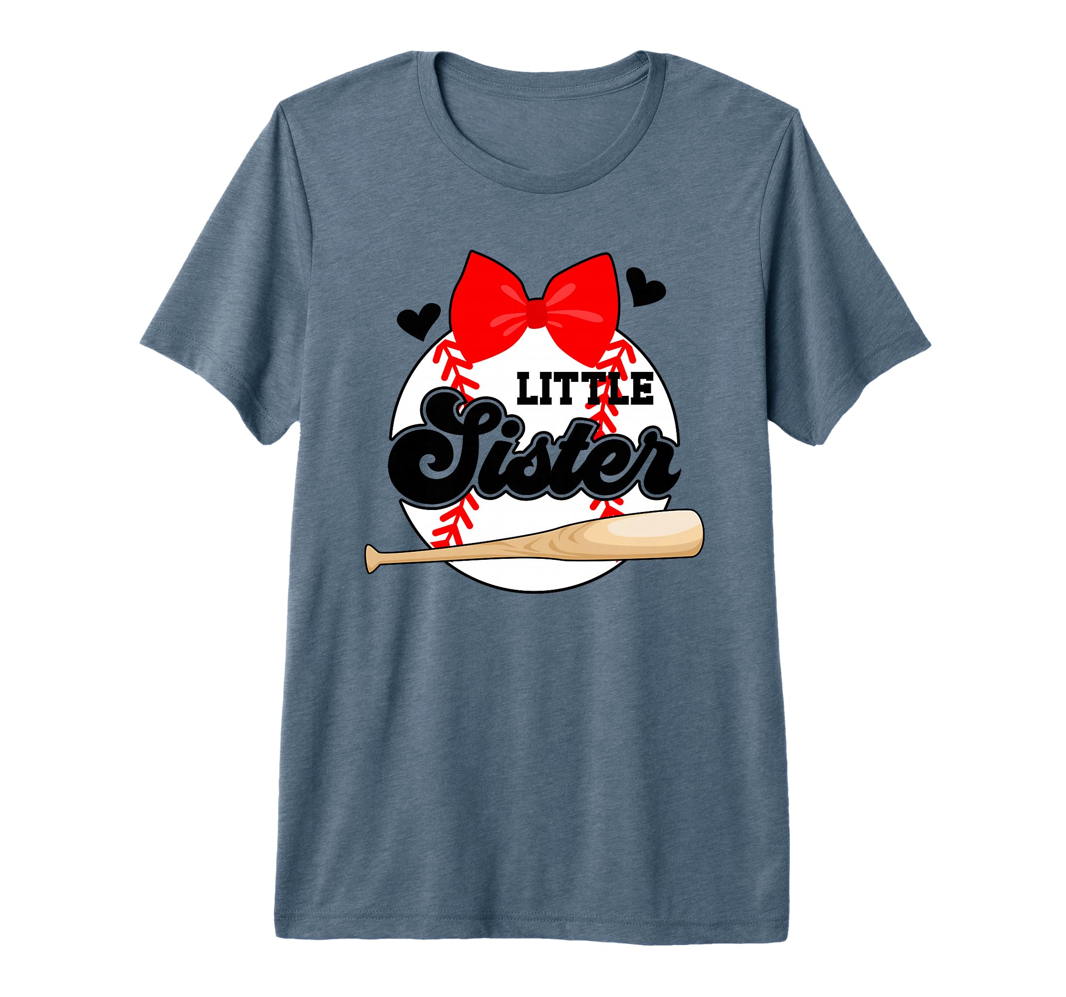 Little Sister Baseball Sister T-Shirt - Streetwear Style Men Women - T-Shirt, Sweatshirt, Hoodie
