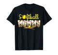 Softball Mommy Leopard Mothers Day T-Shirt - Minimalist Print for Adults - T-Shirt, Sweatshirt, Hoodie