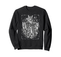 Skull Cat Skeleton Kitty Kitten Sweatshirt - Minimalist Print Men Women - T-Shirt, Sweatshirt, Hoodie
